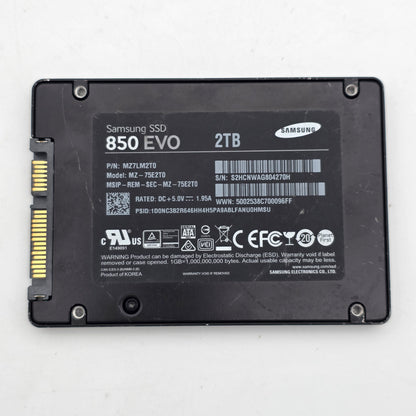 Samsung 2.5" 850 EVO 2TB SATA III 6Gbps SSD MZ-75E2T0