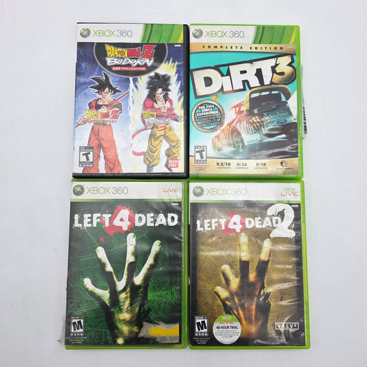 Lot of 4 Microsoft Xbox 360 Games