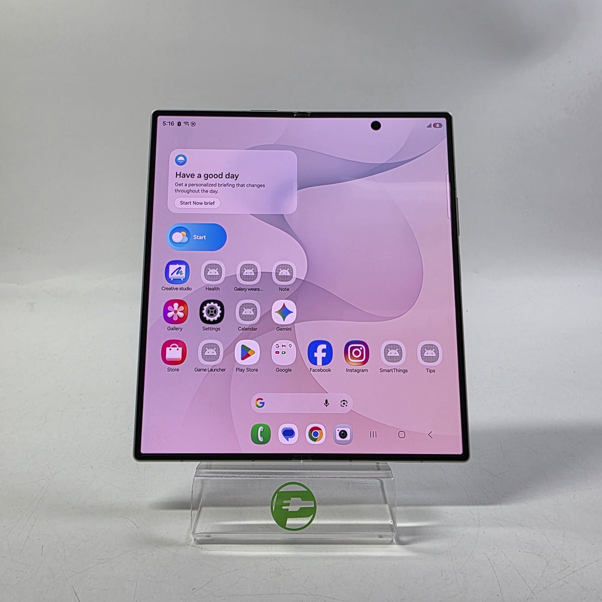 Factory Unlocked Samsung Galaxy Z Fold8 Ultra 12GB RAM 512GB SM-F976U1 Cream