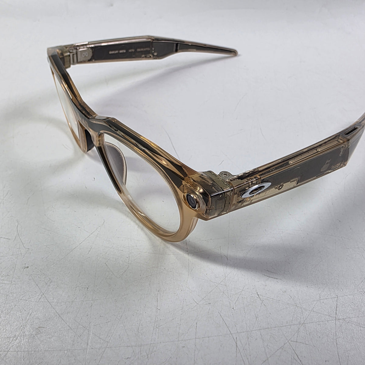 Oakley Meta HSTN Light Curry Transitions 00W002 AI Smart Glasses