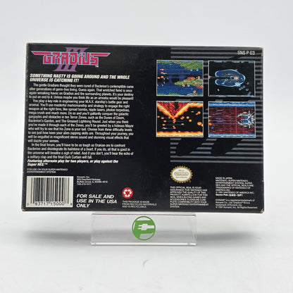 Gradius III (Super Nintendo SNES, 1991)