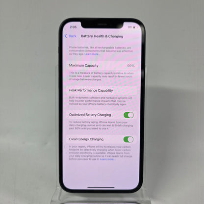 Factory Unlocked Apple iPhone 12 64GB Midnight MGF43LL/A