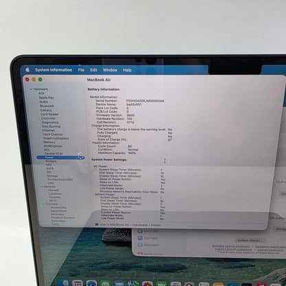 2025 Apple MacBook Air 13.6" M4 8C GPU 4.5GHz 16GB RAM 256GB SSD A3240