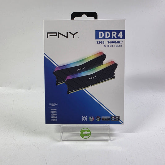 New PNY Gaming 32GB (2x16GB) RAM DDR4 3600MHz