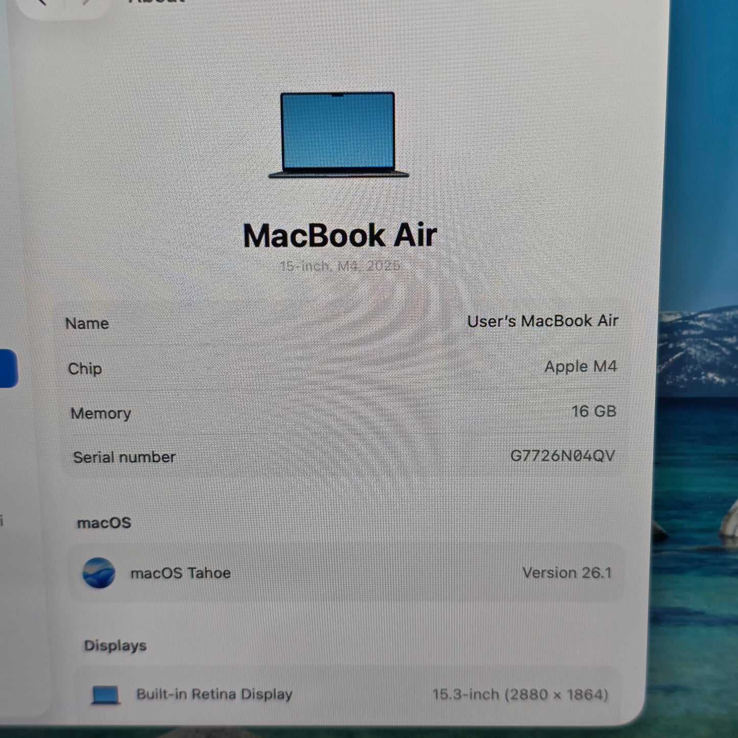 New 2025 Apple MacBook Air 15" M4 10C GPU 4.5GHz 16GB RAM 256GB SSD MW1L3LL/A