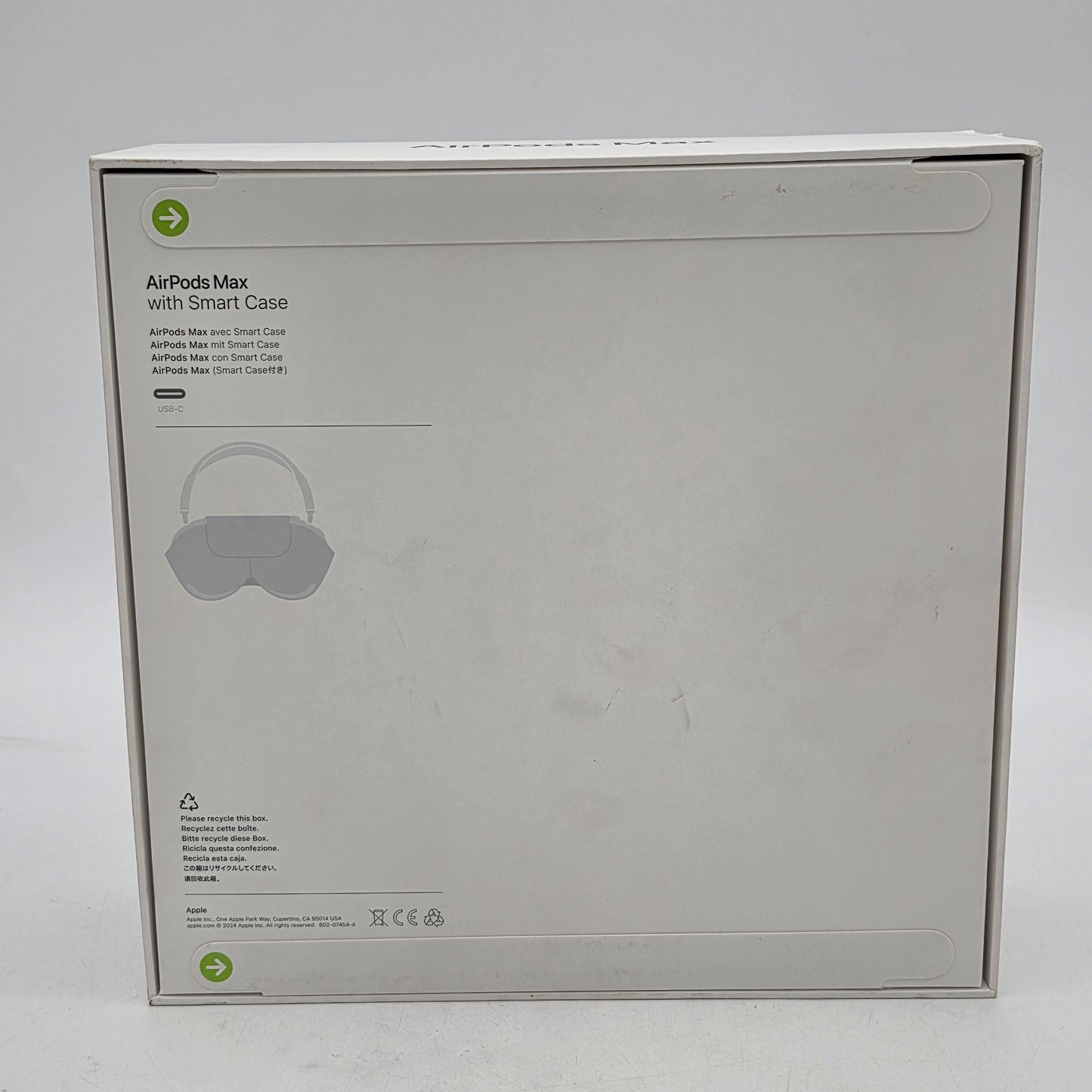 New Apple AirPods Max USB-C Wireless Over-Ear Headphones Silver MGYJ3AM/A