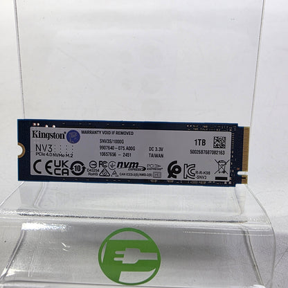Kingston 2280mm KINGSTON NV3 1TB M.2 NVMe Gen 4.0 x 4 SSD SNV3S/1000G