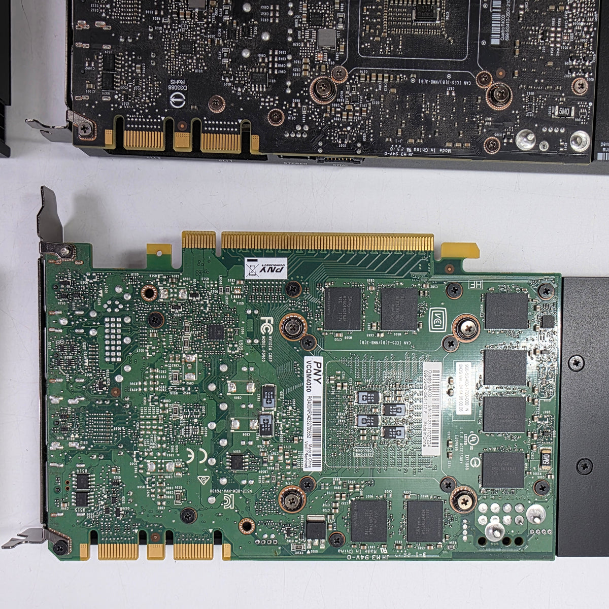 Lot of 4 Nvidia Quadro Graphics Cards GPUs P4000 Black