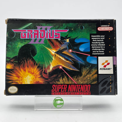 Gradius III (Super Nintendo SNES, 1991)