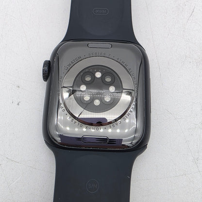 GPS Only Apple Watch Series 7 41MM Midnight Aluminum Midnight Sport Band