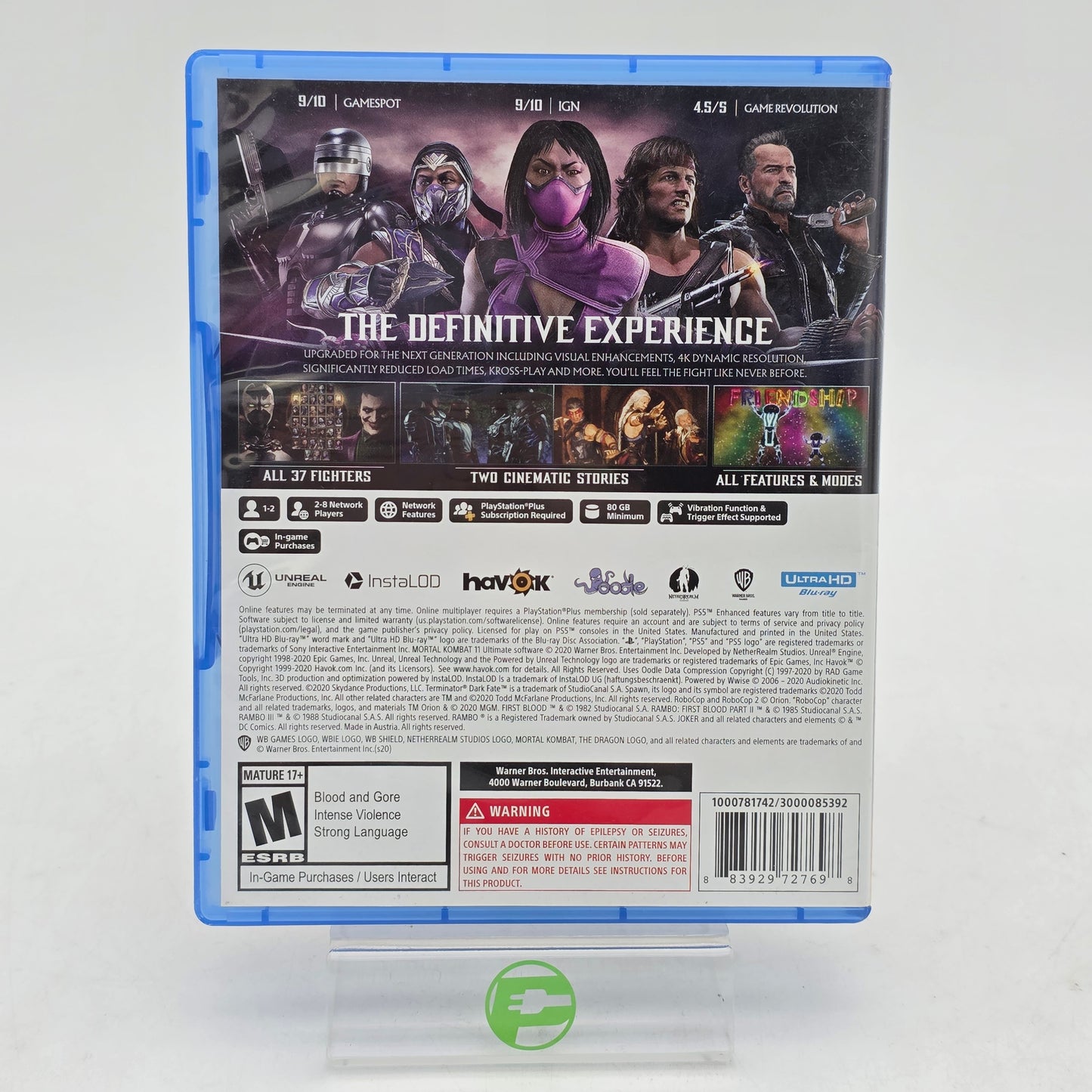 Mortal Kombat 11 Ultimate (Sony PlayStation 5 PS5, 2019)