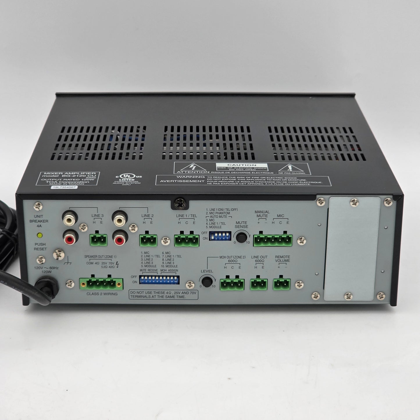 TOA Mixer Amplifier 5-Channel BG-2120