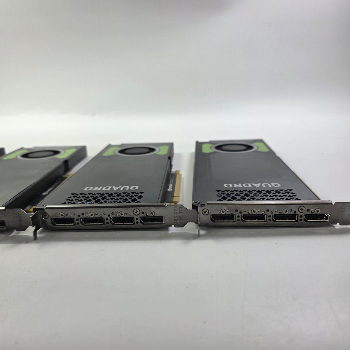 Lot of 4 Nvidia Quadro Graphics Cards GPUs P4000 Black