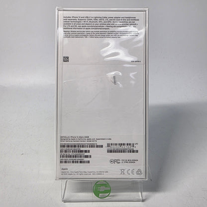 New Unlocked Apple iPhone 12 64GB Black MGF43LL/A