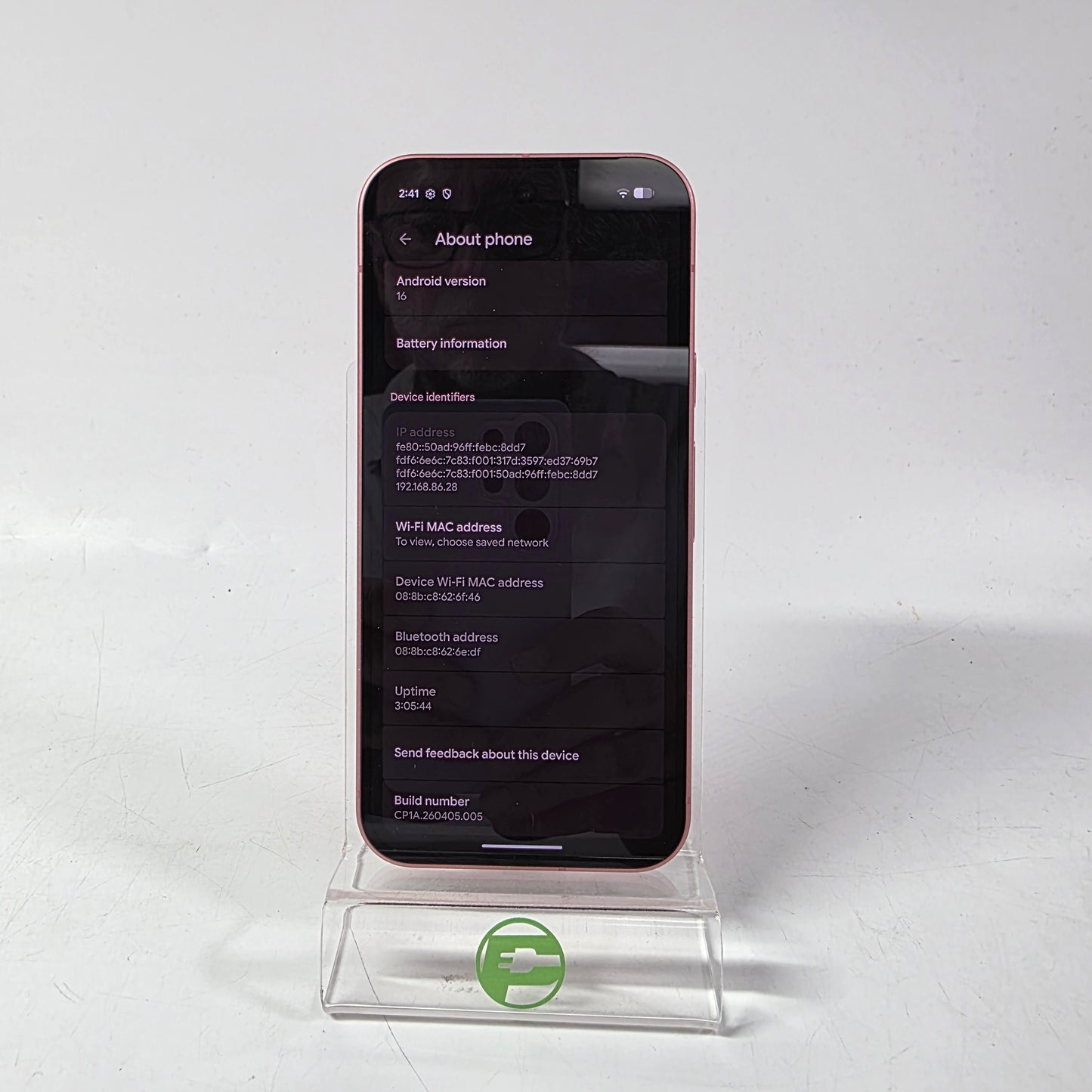 Factory Unlocked Google Pixel 9 128GB Pink GA05226-US