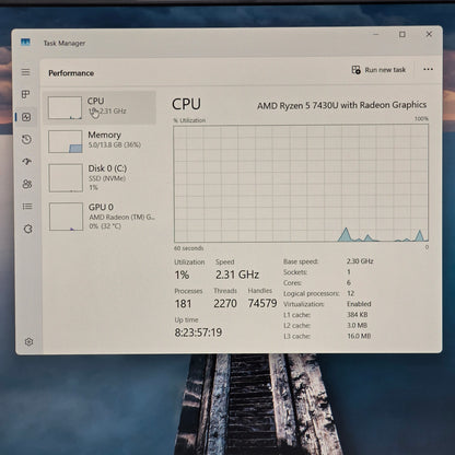 Lenovo ThinkBook 16 G6 ABP 16" Ryzen 5 7430U 2.3GHz 16GB RAM 1TB SSD