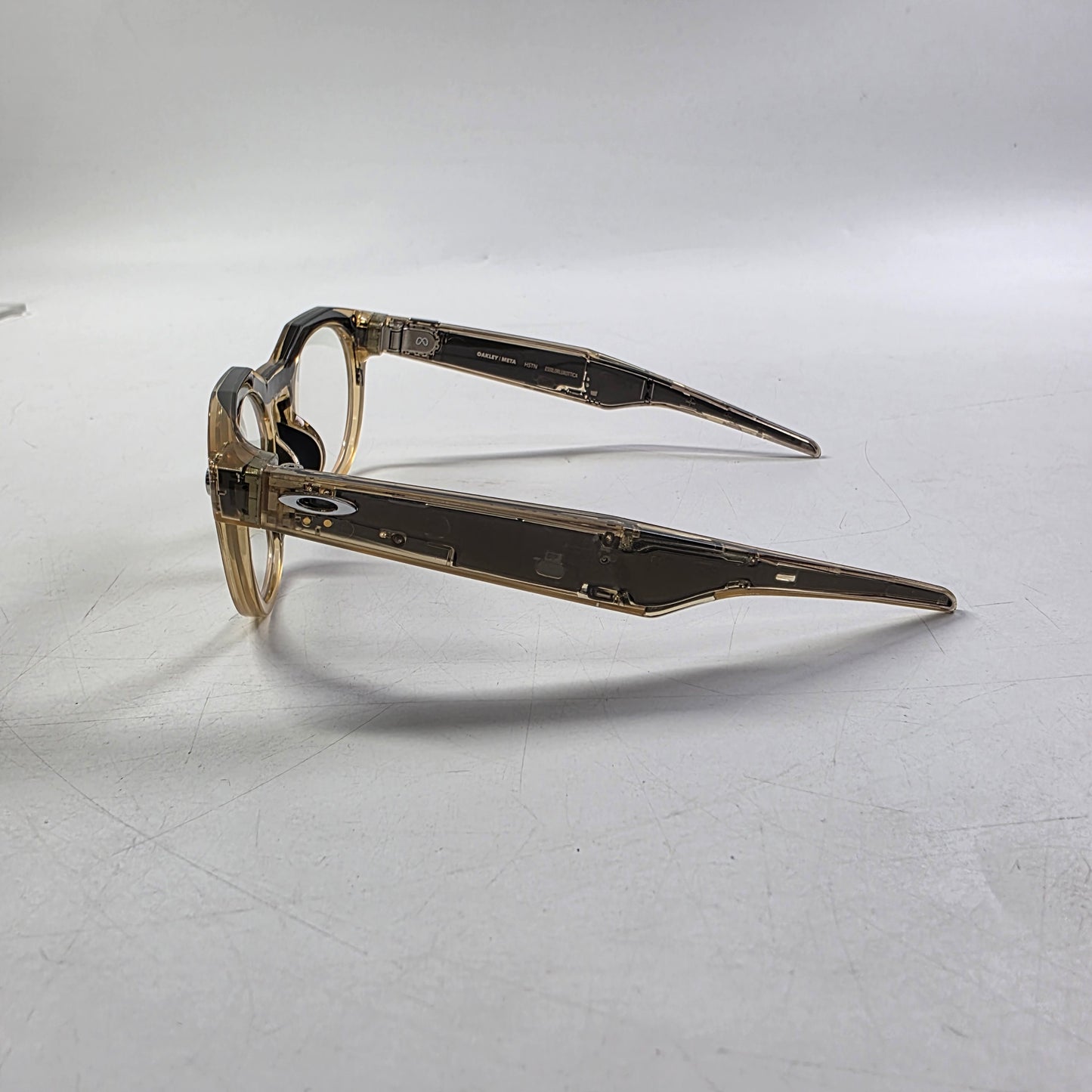 Oakley Meta HSTN Brown Smoke Transitions 00W8002 AI Smart Glasses