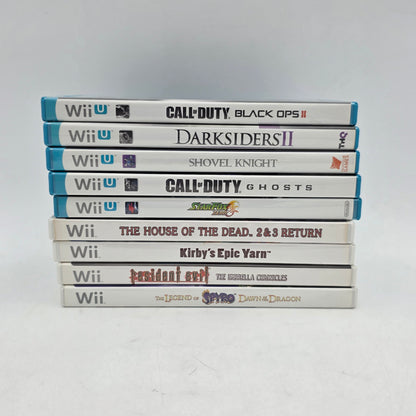 Lot of 9 Nintendo Wii/Wii U Games