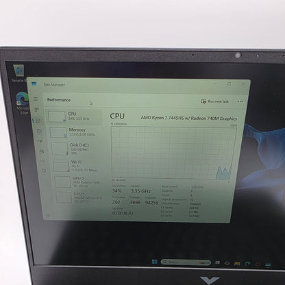HP Victus 15-FB3093DX 15.6" Ryzen 7 7445HS 3.2GHz 16GB RAM 512GB SSD RTX 4050
