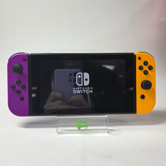Nintendo Switch v2 Console Gaming System HAC-001(-01)  Orange/Purple