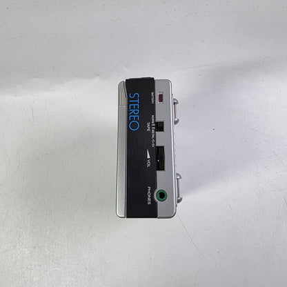 Sony Walkman Cassette Tape Portable Cassette Player Silver WM-8