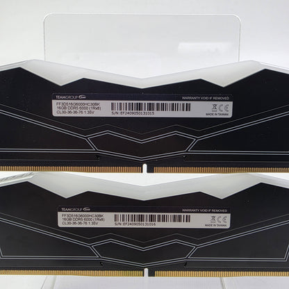 TeamGroup T-Force Delta RGB 16GB (2x8GB) RAM DDR5 6000MHz FF3D516G6000HC30BK