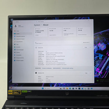 Acer Predator Helios Neo 16 PHN16-72 16" i9-14900HX 2.2GHz 16GB RAM 1TB SSD 4070