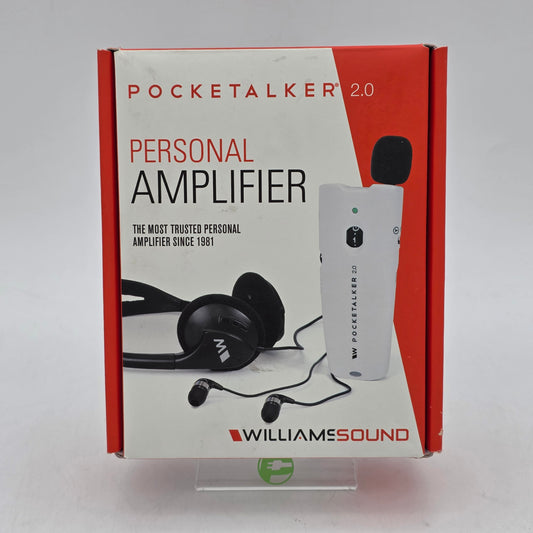 Williams Sound Pocketalker 2.0 Personal Amplifier PKT 2.0 VA BASE