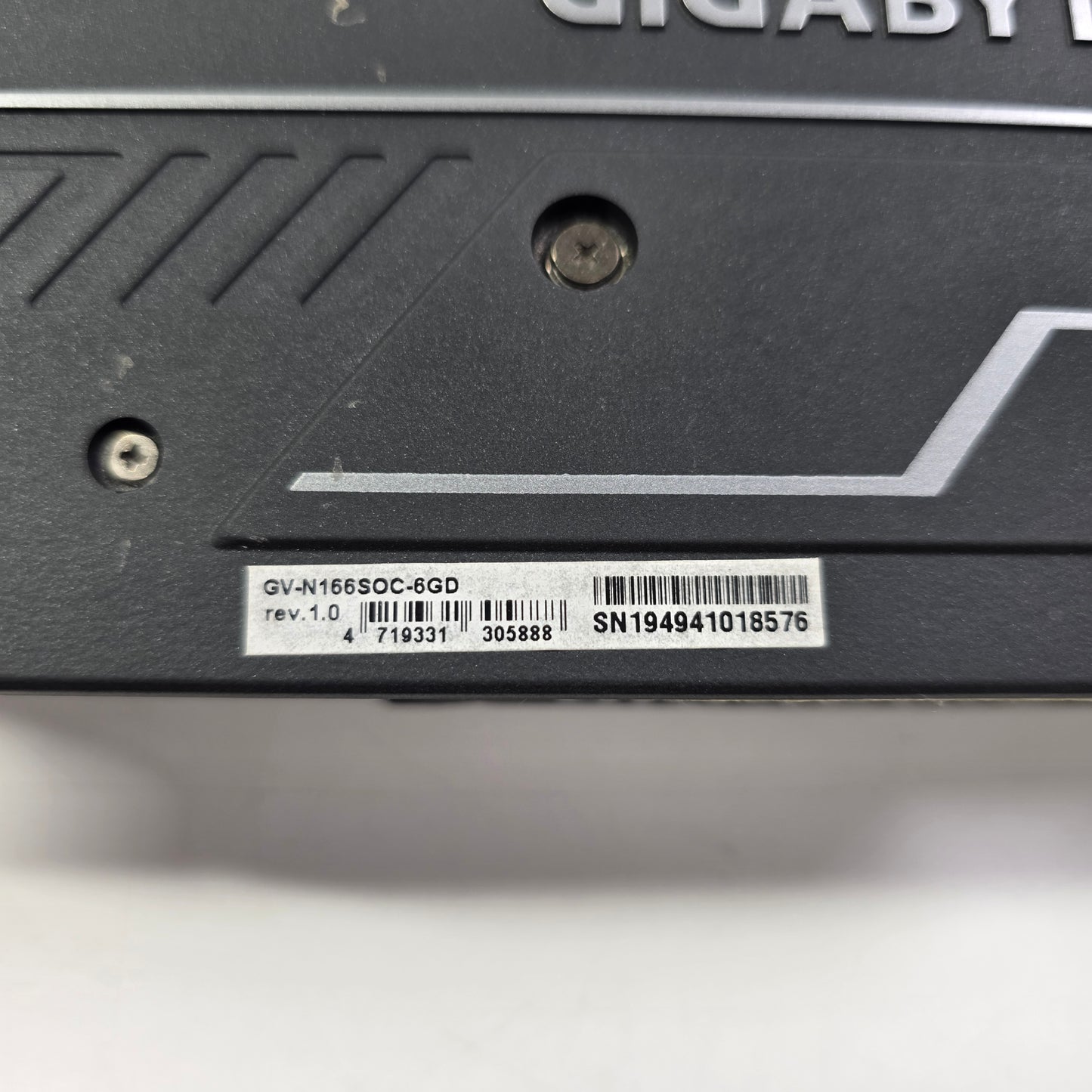 Gigabyte GeForce GTX 1660 Super OC 6GB GDDR6 Graphics Card GV-N166SOC-6GB