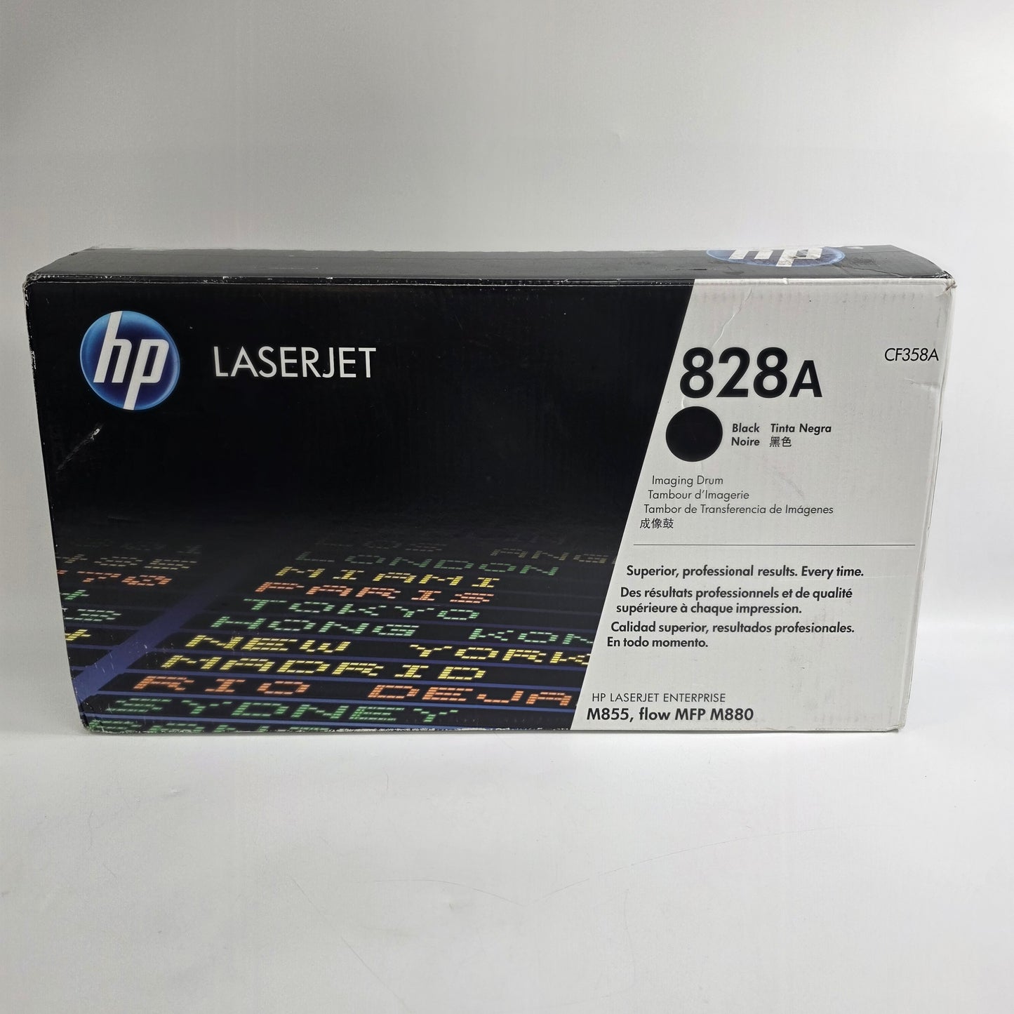 HP 828A Black Toner Cartridge  open box C5358A