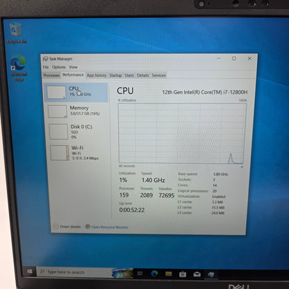 Dell Latitude 5531 15.6" i7-12800H 1.8GHz 32GB RAM 500GB SSD