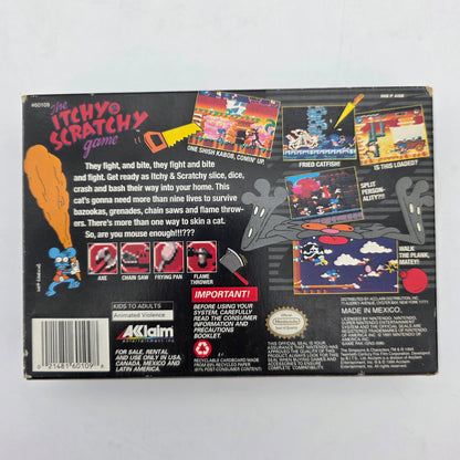 The Itchy and Scratchy Game (Super Nintendo SNES, 1995)