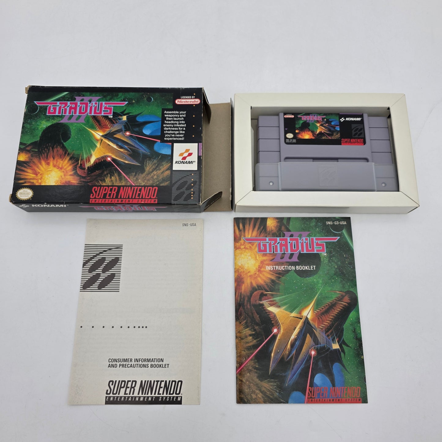 Gradius III (Super Nintendo SNES, 1991)