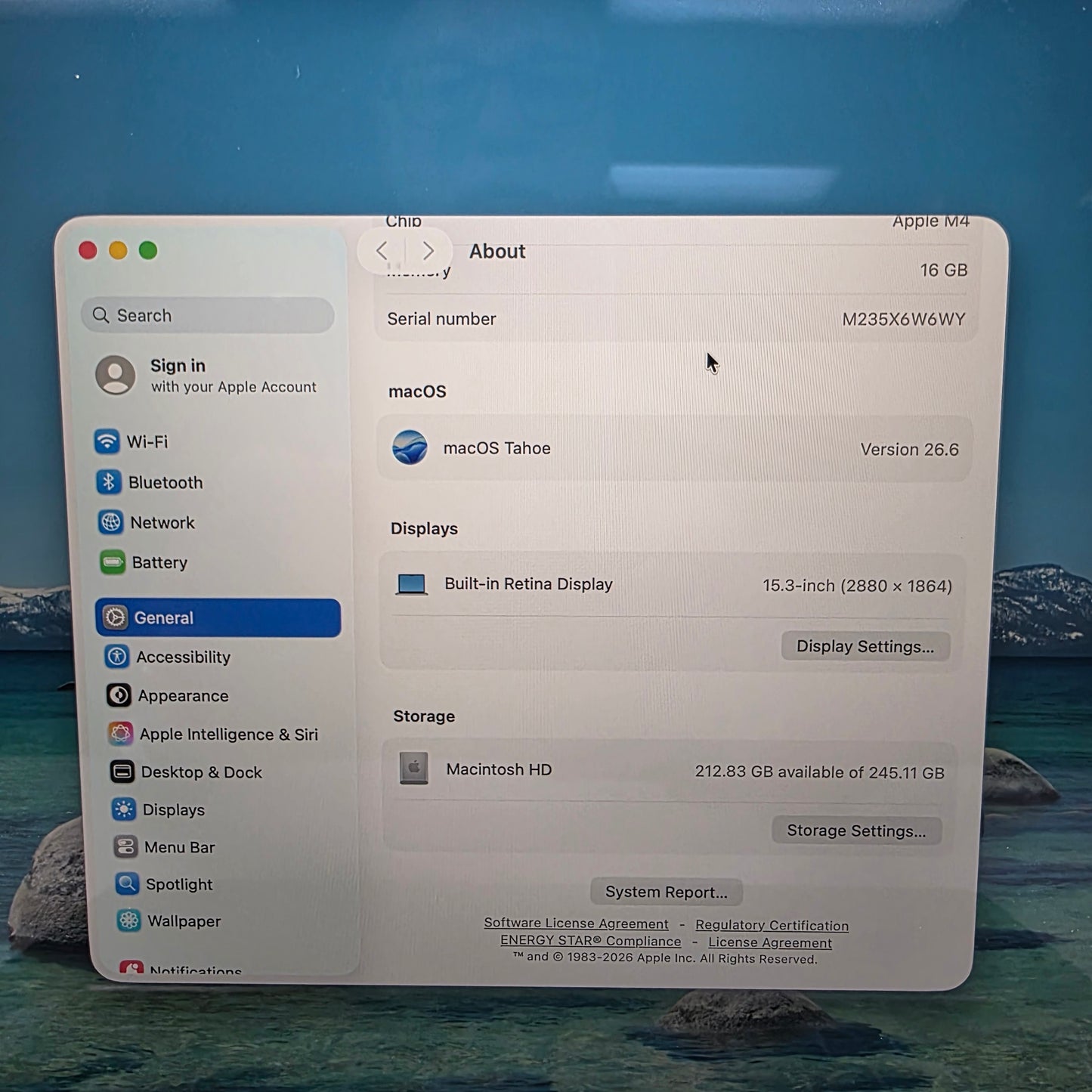 2025 Apple MacBook Air 15" M4 10C GPU 4.5GHz 16GB RAM 256GB SSD MC7A4LL/A