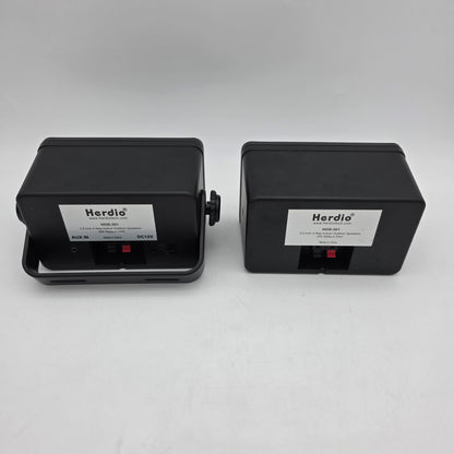 Herdio 3.5" 3-Way Indoor Outdoor Speakers 3-Way 200 Watts Black HOS-301