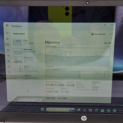 HP Laptop 15-FD0023DX 15" i3-1215U 1.2GHz 8GB RAM 256GB SSD