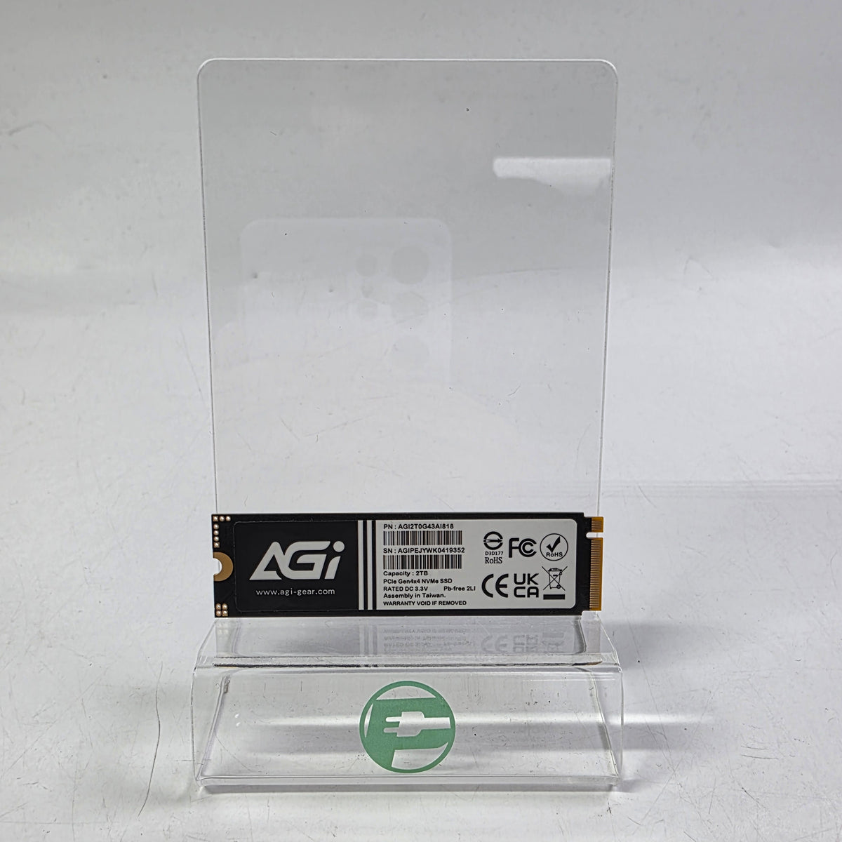 AGI 2280mm AGI2T0G43AI818 2TB M.2 NVMe Gen 4.0 x 4 SSD AGI2T0G43AI818