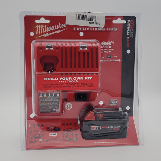 New Milwaukee M18 Red Lithium  XC5.0  48-59-1850