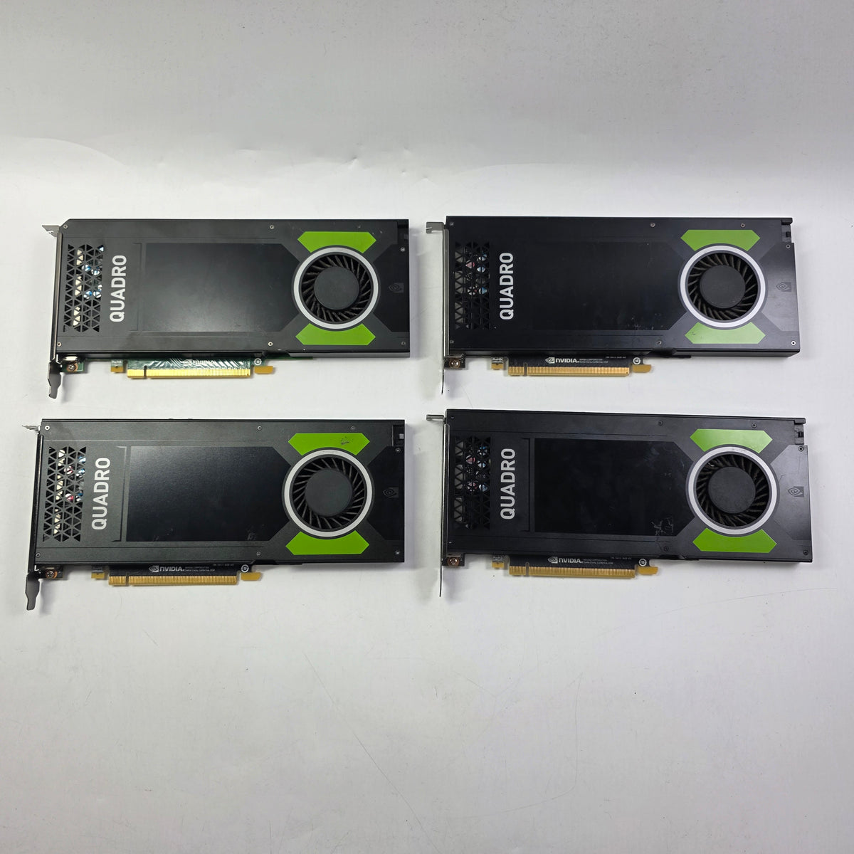 Lot of 4 Nvidia Quadro Graphics Cards GPUs P4000 Black